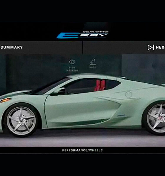 Полноприводный гибрид Chevy Corvette E-Ray