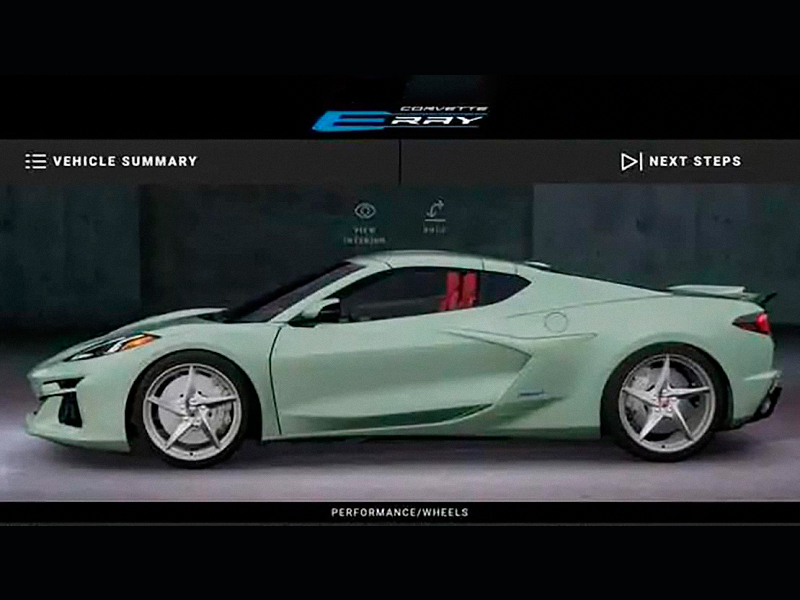 Полноприводный гибрид Chevy Corvette E-Ray