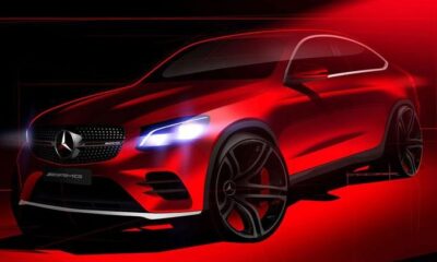Mercedes GLC Coupe: первый тизер и шпионские фотографии