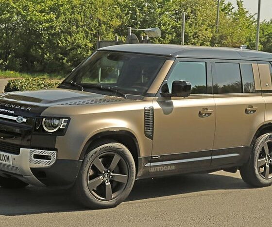 Обновленный британский внедорожник тестируют с агрегатом V8