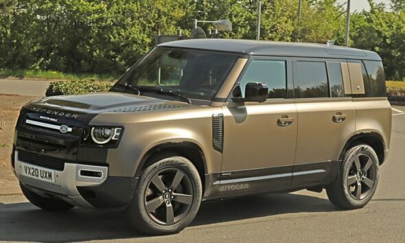 Обновленный британский внедорожник тестируют с агрегатом V8