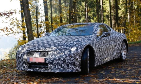 Предсерийное купе Lexus LC вышло на европейские испытания