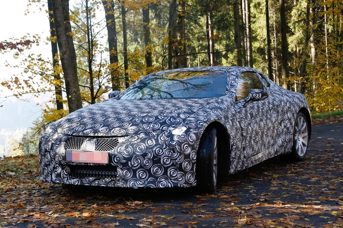 Предсерийное купе Lexus LC вышло на европейские испытания