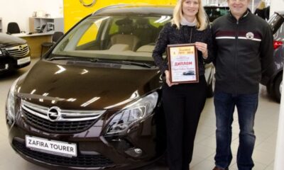 Opel Zafira Tourer – награждение победителя от журнала «AUTO BILD Беларусь»