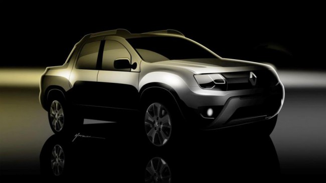 Renault Duster станет пикапом с двойной кабиной