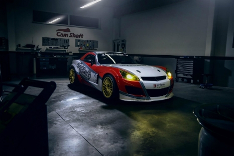 Opel GT переделали для езды по треку