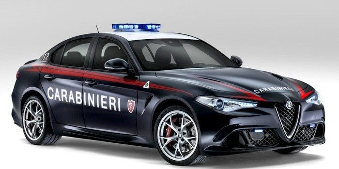 Седаны Alfa Romeo Giulia поступили на службу итальянской полиции