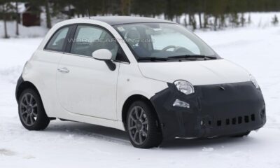 Обновленный Fiat 500 заснят изнутри и снаружи