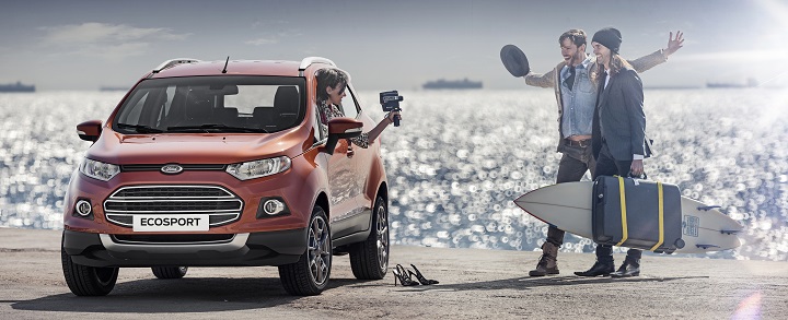 Новый кроссовер Ford EcoSport и год без забот - за 108 рублей в месяц!