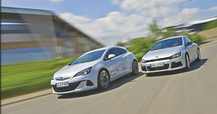 Opel Astra круче VW Scirocco