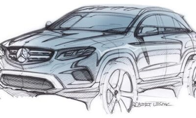 Mercedes-Benz показал эскиз кроссовера GLC