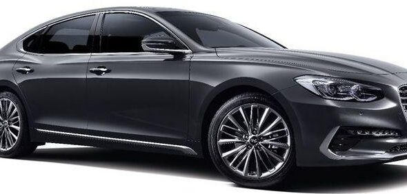 Компания Hyundai представила снимки обновленного седана Grandeur