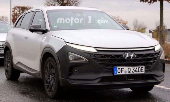 Новый водородный «паркетник» Hyundai замечен на немецких дорогах