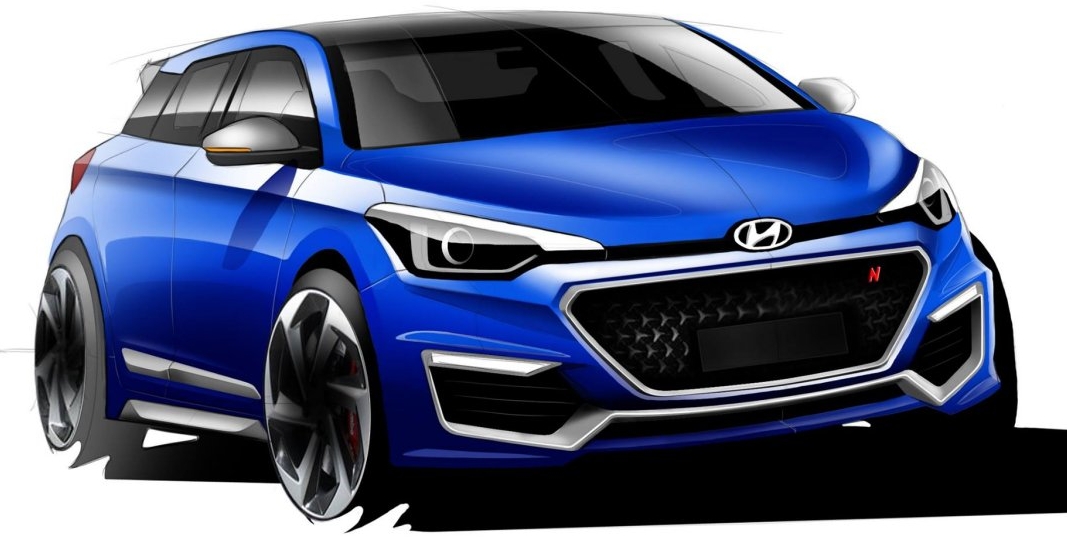 Первое изображение «заряженной» версии хэтчбека Hyundai i20
