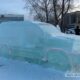 Toyota Land Cruiser изо льда
