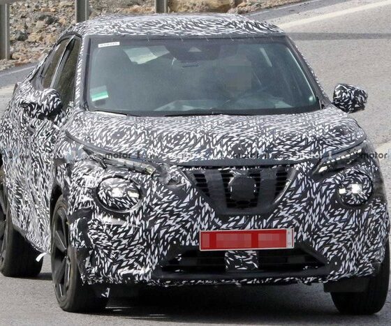Обновленный Nissan Juke тестируют на европейских дорогах