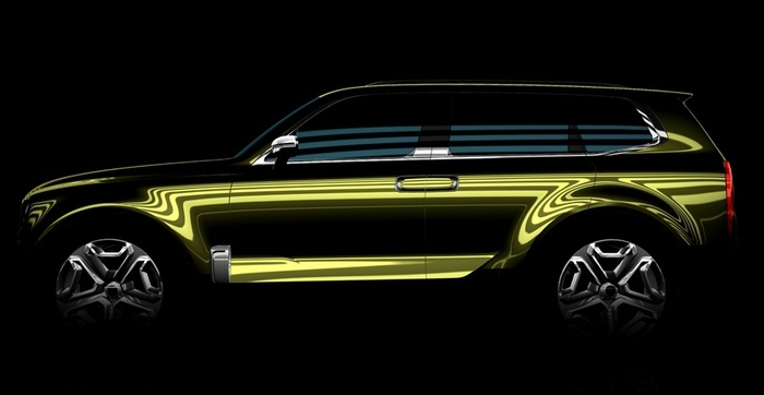 Kia намекнула на новый флагманский внедорожник