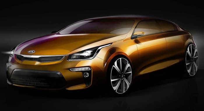 Новый Kia Rio можно будет заказать в третьем квартале