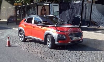 Hyundai Kona замечен в столице Португалии