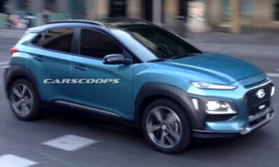 Hyundai Kona замечен в Мадриде уже без камуфляжа