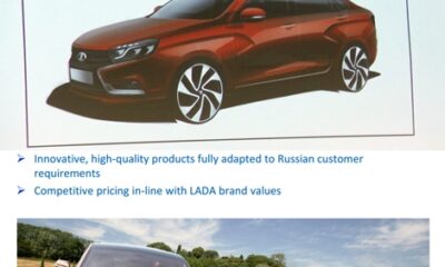Первые изображения Lada Vesta