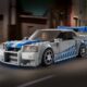 Nissan GT-R и фигурка Брайана О'Коннера в Lego