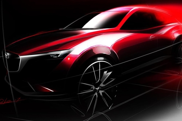 Компактный кроссовер Mazda: первый официальный тизер