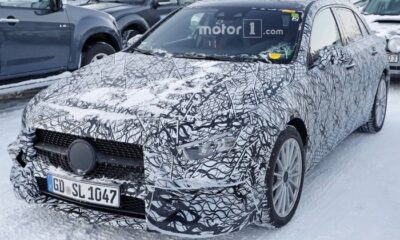 Гибридный хэтчбек Mercedes засняли в Швеции