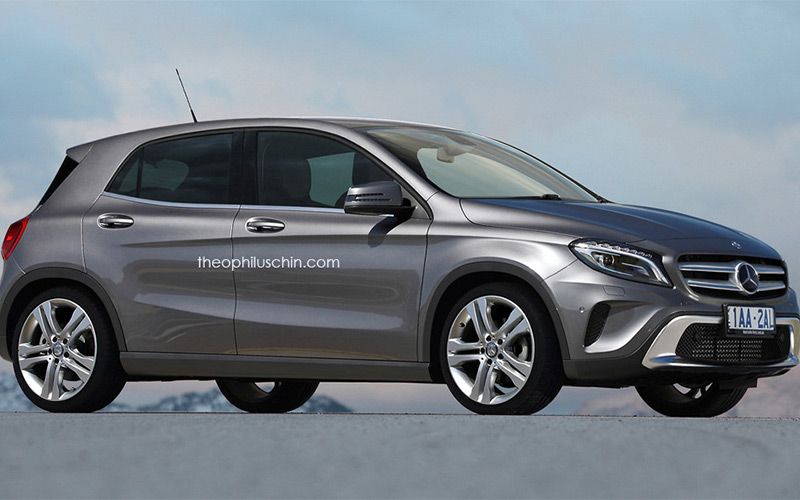 Компактный Mercedes: любопытная визуализация