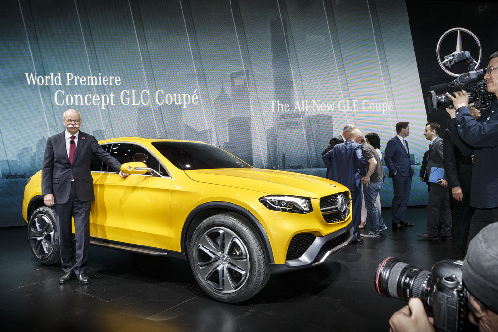 Шанхайский автосалон: мировая премьера Mercedes-Benz GLC Coupе