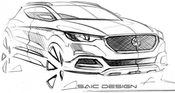 MG показала эскиз конкурента Nissan Juke