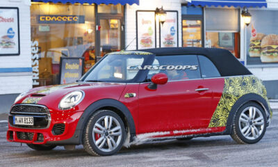 Самый мощный открытый MINI заметили на дорогах