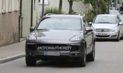 Шпионские снимки обновленного Porsche Cayenne
