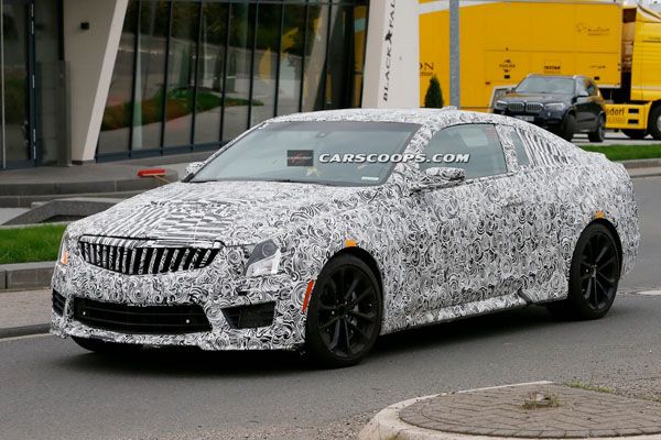 Cadillac ATS-V Coupe заметили на тестах