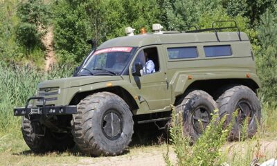 Белорусские вездеходы МАС покоряли полигон в Стайках
