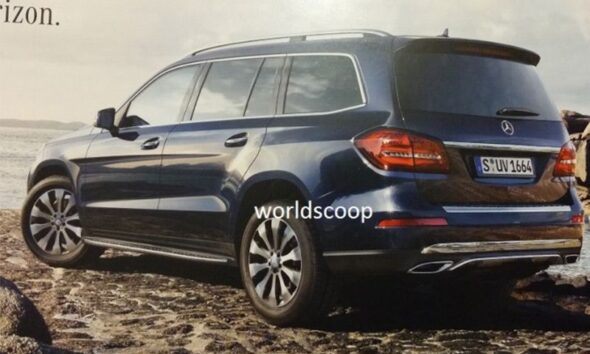 Изображения Mercedes GLS 2016 попали в Сеть