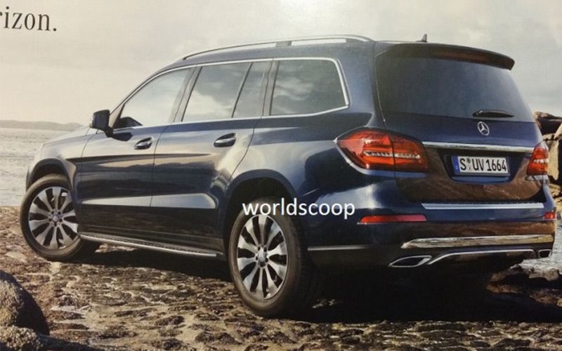 Изображения Mercedes GLS 2016 попали в Сеть