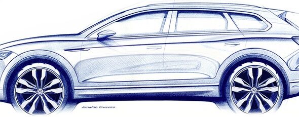 В марте Volkswagen покажет обновленный Touareg