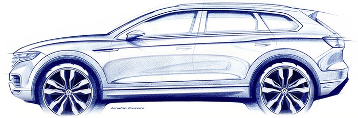 В марте Volkswagen покажет обновленный Touareg