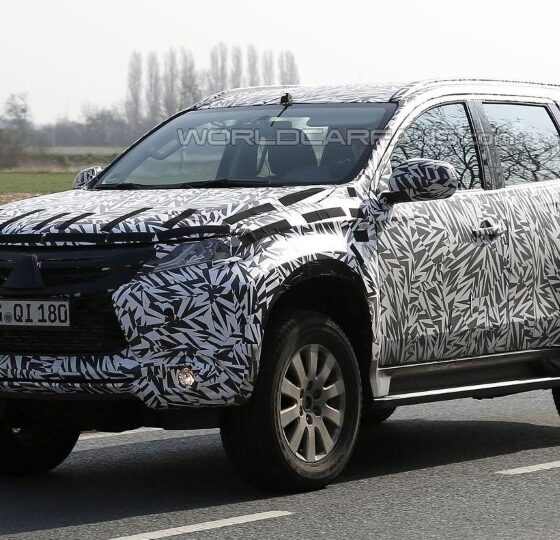 Новый Mitsubishi Pajero Sport замечен во время испытаний