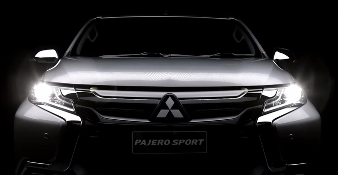 Mitsubishi вновь «засветил» свой внедорожник Pajero Sport 2016