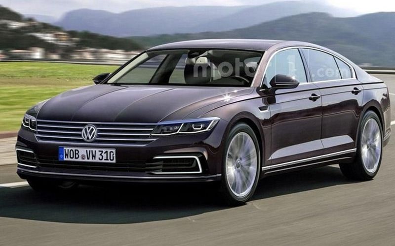 Второе поколение VW Phaeton показали в Сети