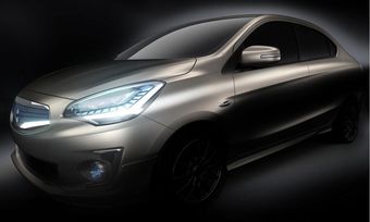 Mitsubishi готовит к премьере прототип нового бюджетного седана