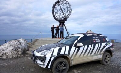 Porsche Cayenne совершил трансконтинентальное путешествие «нон-стоп» из Норвегии в ЮАР