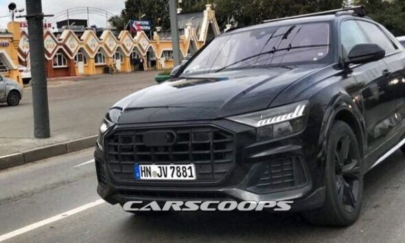 Кроссовер Audi Q8 заметили на московских дорогах