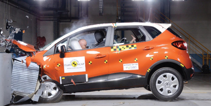 Renault Captur: пять звезд Euro NCAP!