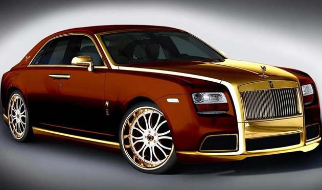 Итальянская фирма Fenice Milano анонсировала золотой Rolls-Royce Ghost