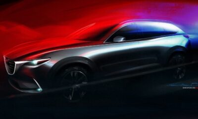 Mazda показала скетч нового CX-9 и назвала дату дебюта