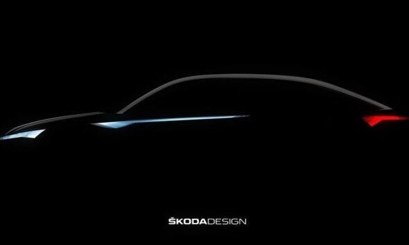 Официальное изображение купеобразного концепта Skoda