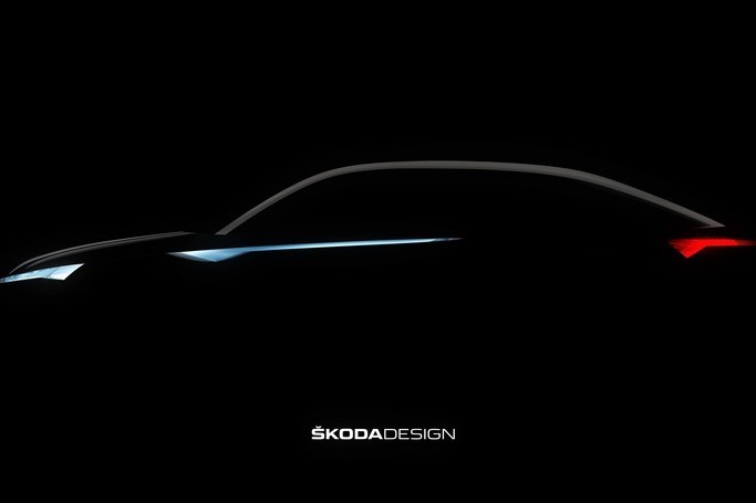 Официальное изображение купеобразного концепта Skoda